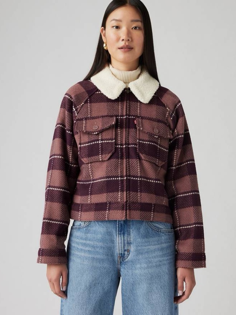 NWT Levi’s 90s shrunken flannel jacket